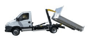 Brazo de elevación de caja de camión