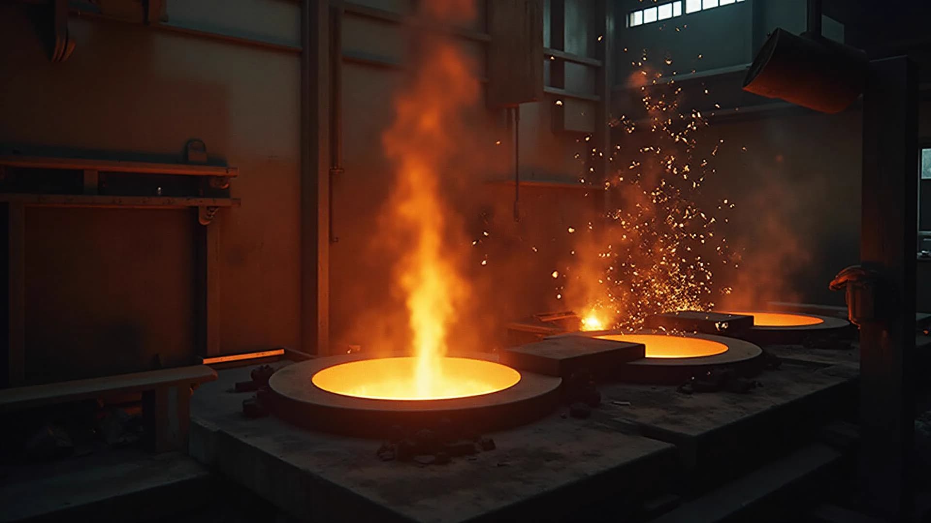 Taller de fundición Fundición Pajarito