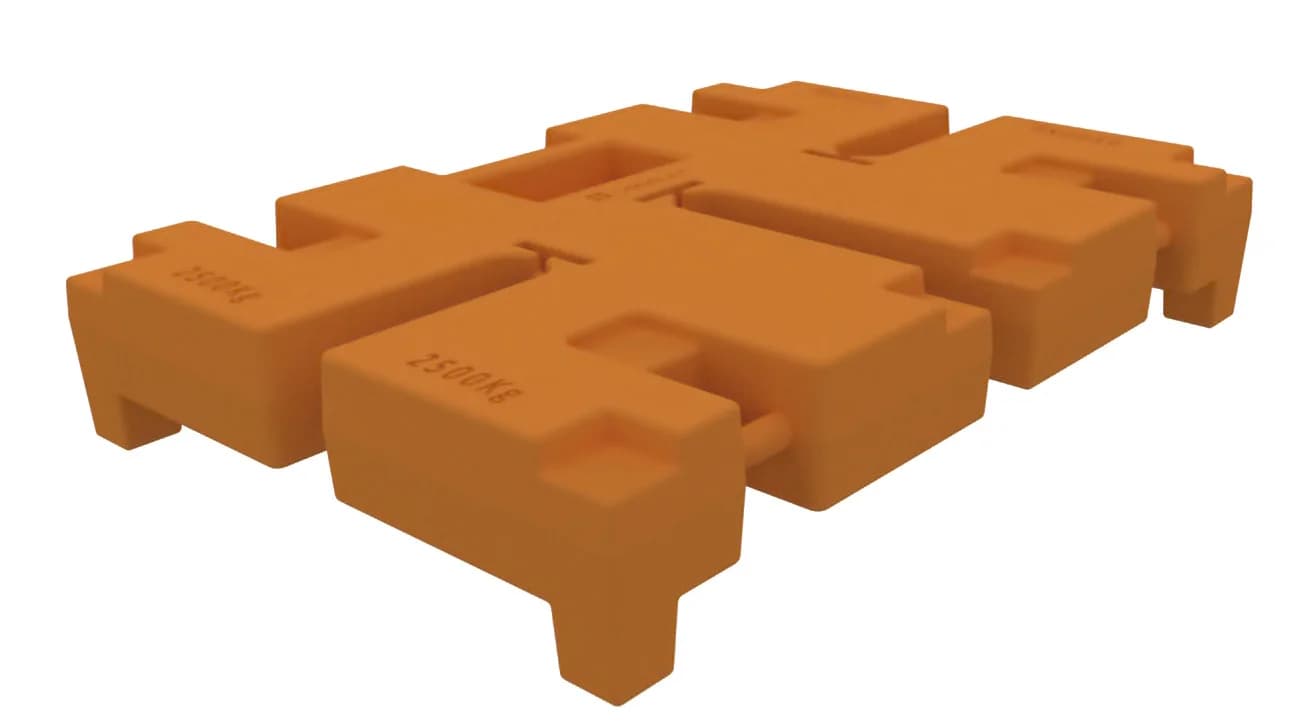 Masa de lastre VGP de 2500 KG