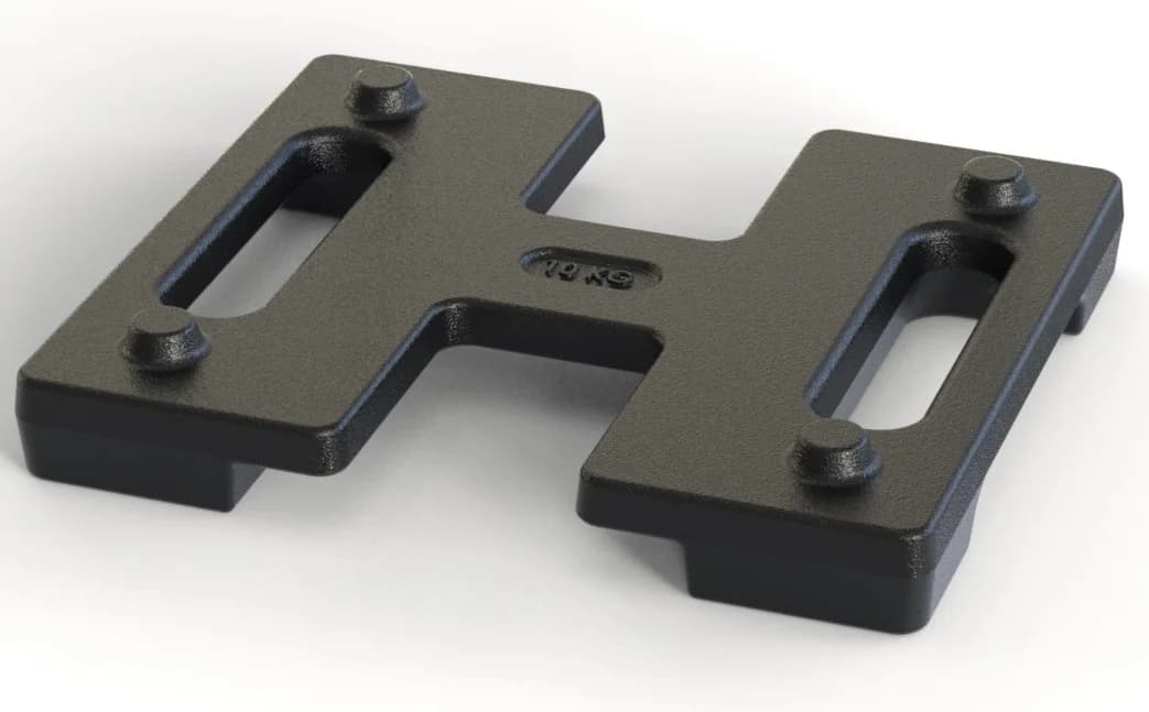 Contrapeso en H 10 kg