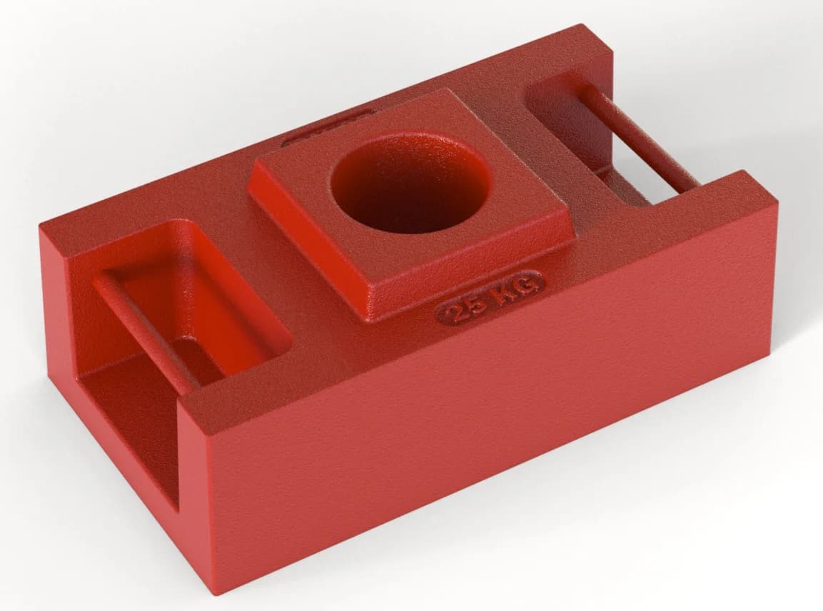 Contrapeso andamio 25 kg 300x170x115mm