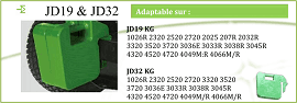 Masa de tractor John Deere 19 KG - JD19