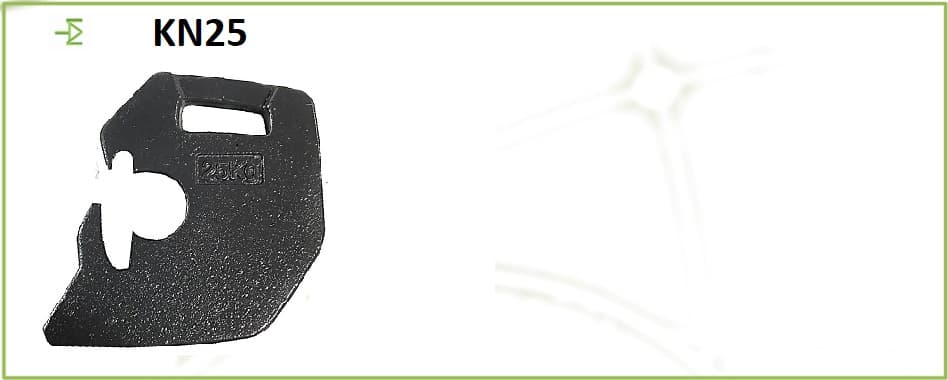 Masa de tractor Kubota 25 kg - KN25